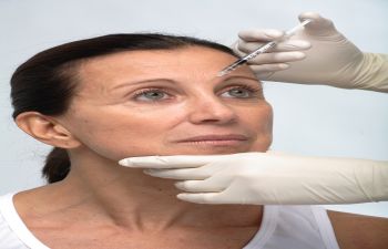 Injections Into Forehead Area