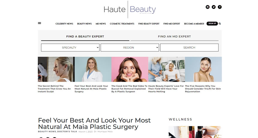 screenshot of the article titled 