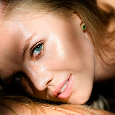 Beautiful female face