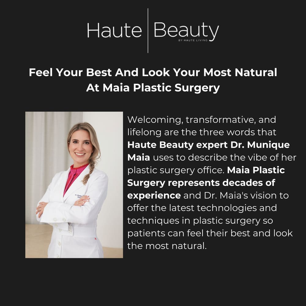 Screenshot of an article titled: Feel Your Best And Look Your Most Natural At Maia Plastic Surgery