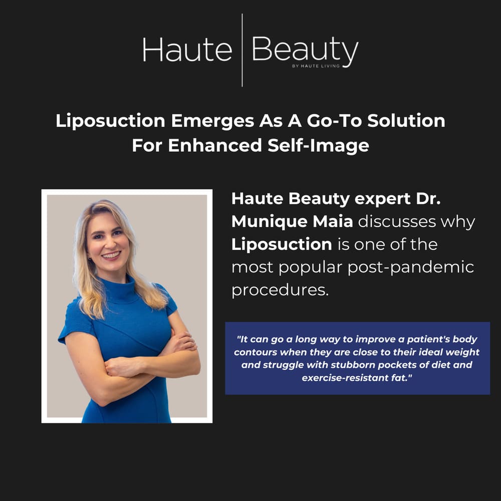 Screenshot of an article titled: Liposuction Emerges As A Go-To Solution For Enhanced Self-Image