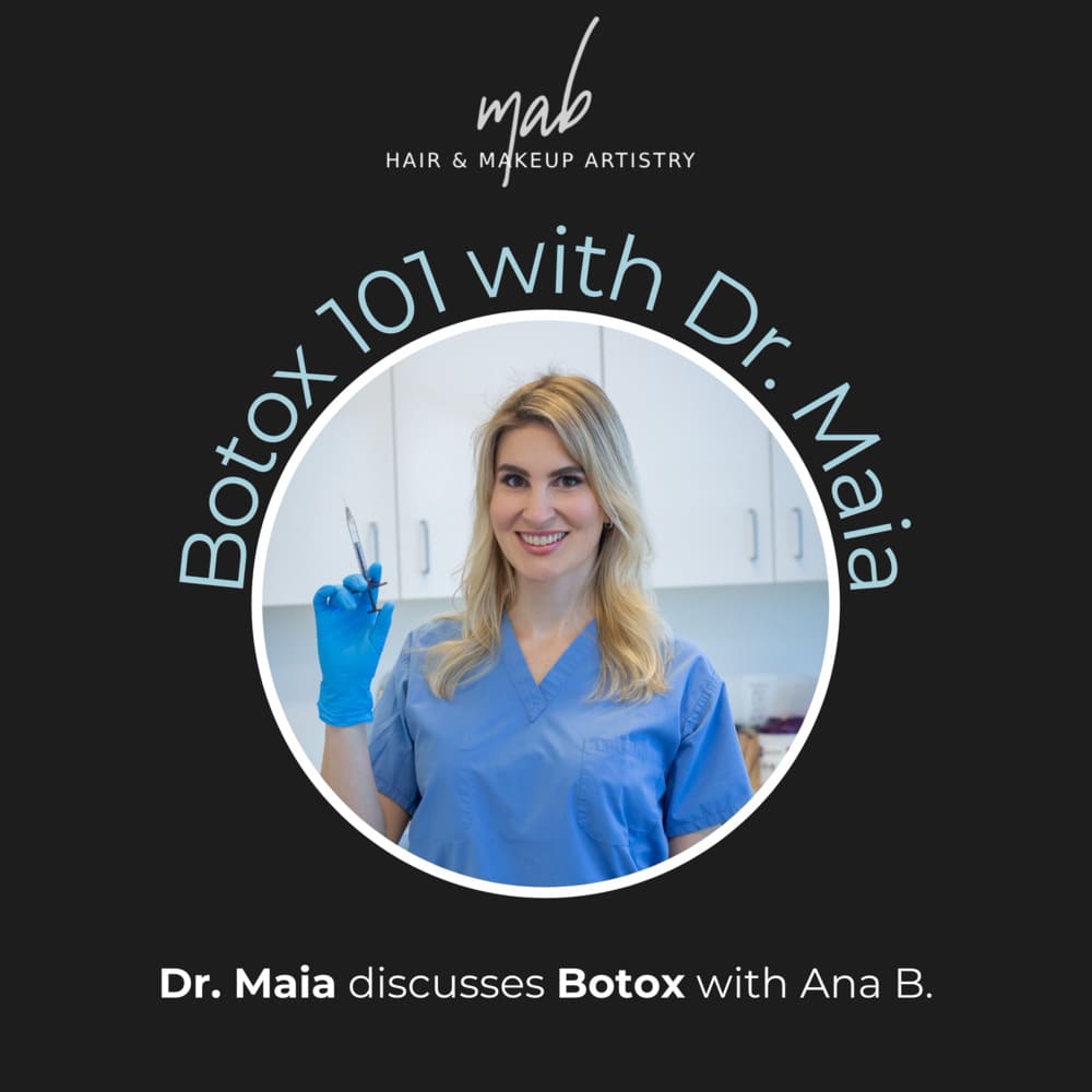 Screenshot of an article titled: Botox 101 with Dr. Maia