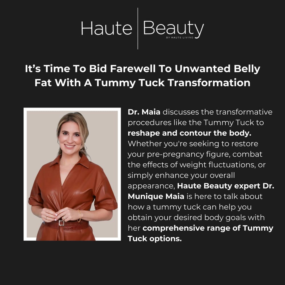 Screenshot of an article titled: It’s Time To Bid Farewell To Unwanted Belly Fat With A Tummy Tuck Transformation