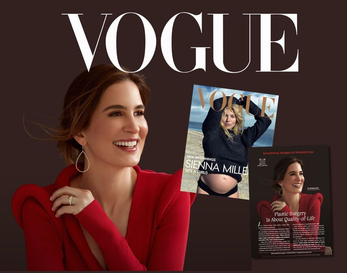 Vogue cover and page about Dr. Maia