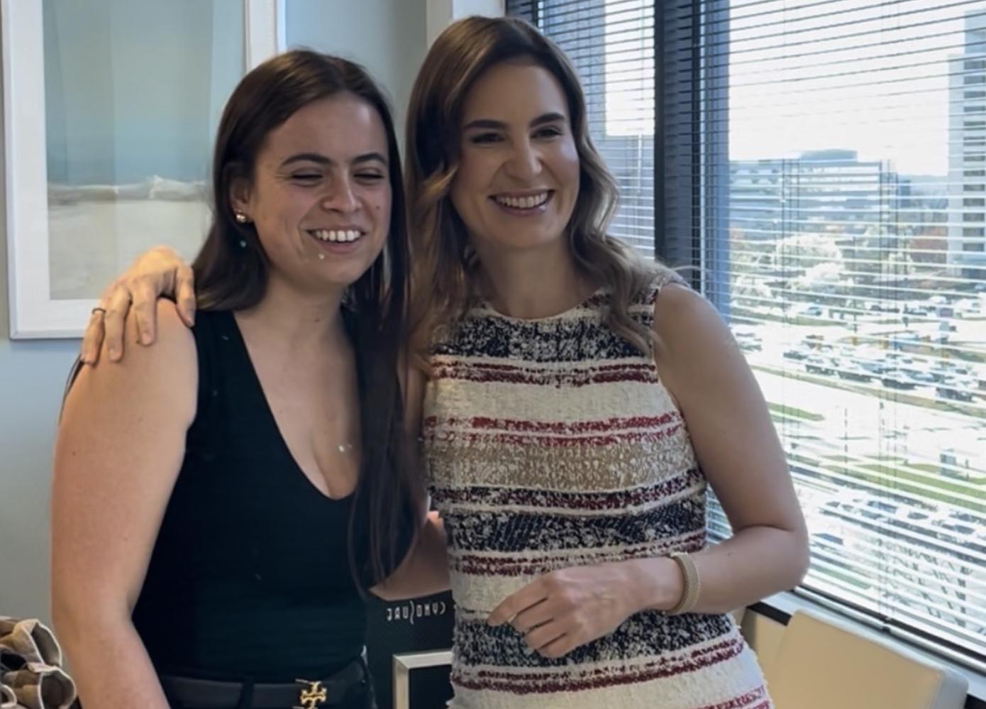 Dr. Maia with patient